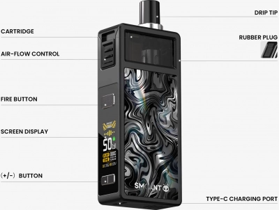 Smoant Pasito Pro 1500mAh KIT (Black)